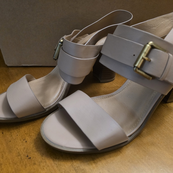 Esprit Blush Strappy Heels with Buckle - Picture 3 of 9
